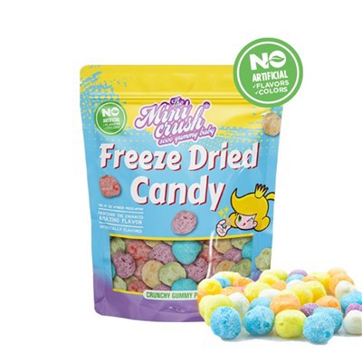 پف های ترد خشک شده (رنگ طبیعی)