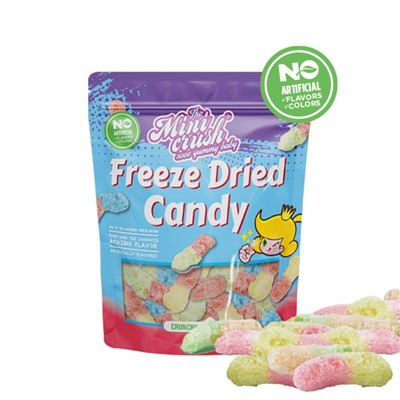 کرم های ترد خشک شده (رنگ طبیعی)